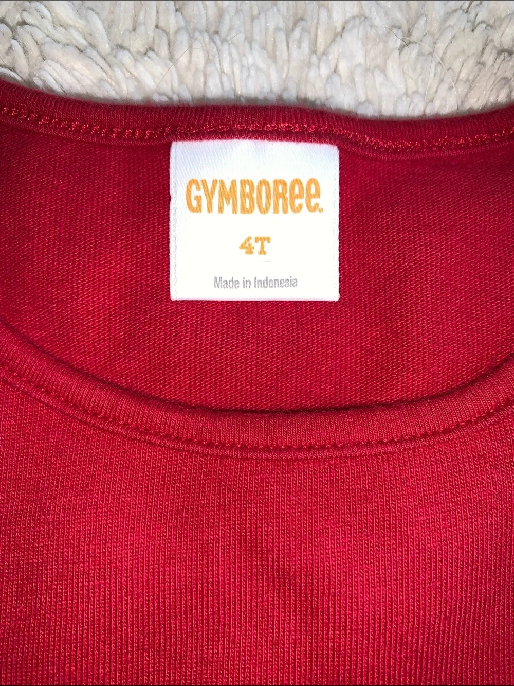 Gymboree Red Plaid Long Sleeve Dress 4T EUC